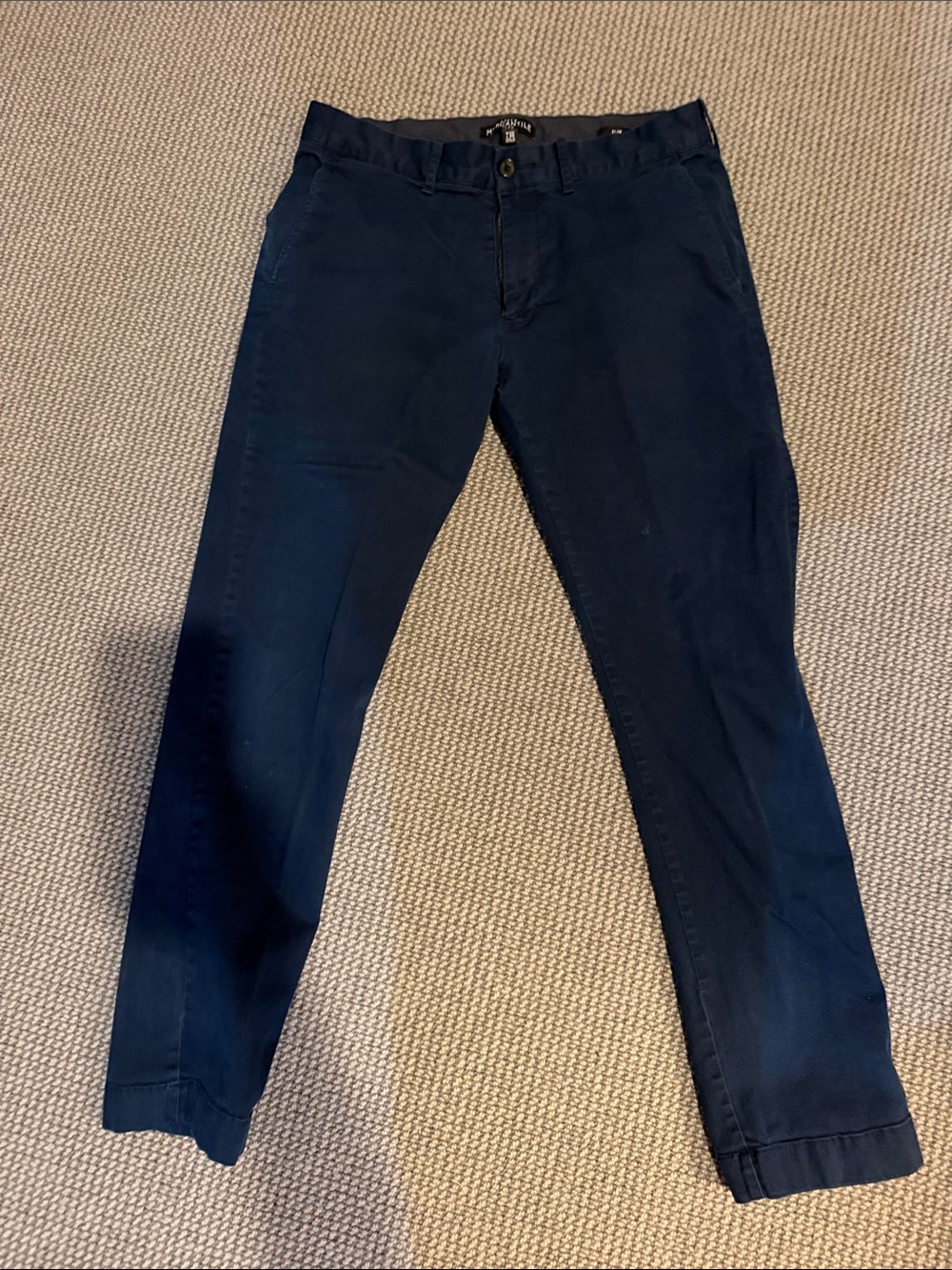 J Crew Slim Straight Men's Jeans in Navy - 30x30